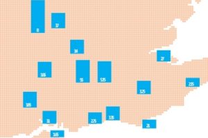 TYPICAl values for residential development land as at 1 january 2007 (£m/ha)