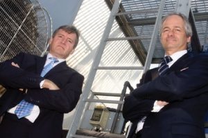 Tied together: Watson (left) and Jones met at Arlington before setting up Ashtenne