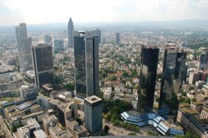 Euro right: CoreNet believes occupiers in places like Frankfurt and Paris’s La Défense have much greater flexibility
