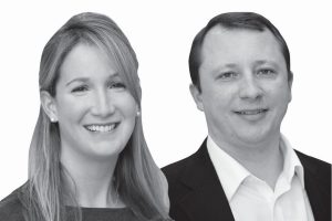 Hayley Adams and Mark Bladon