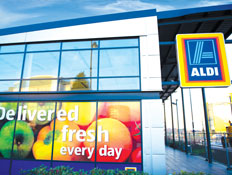 Aldi shop front