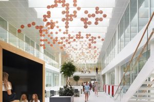 Inside the Oslo Cancer Cluster Mixed Hybrid Building