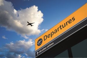 Airport departures