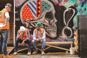 Construction workers foreign