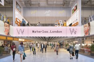 Waterloo.London - entrance from Waterloo Curve