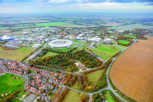 Ariel view of Harwell Science Campus