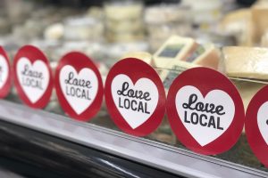 Love local shop sign