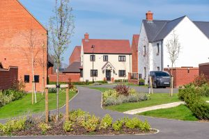 Persimmon houses at The Farriers, Towcester