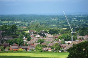 Housing development in the green belt - credit; Shutterstock / Peter Cripps