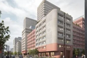 A CGI of Unite’s Cambridge Halls student scheme.