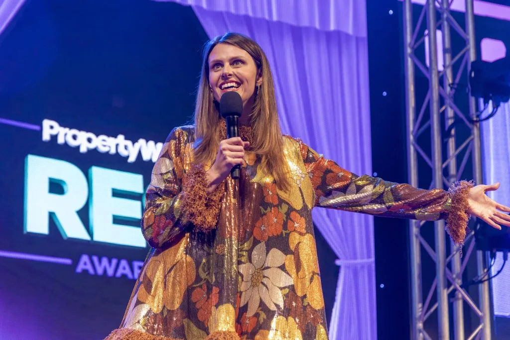 Comedian Ellie Taylor hosts the RESI Awards 2025 - pic: Naomi Gabrielle Photography