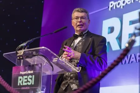 Ian Fletcher addresses guests at the RESI Awards 2025 - pic: Naomi Gabrielle Photography