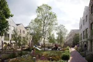 A CGI of Lenrose's plans for new homes in Southend-on-Sea