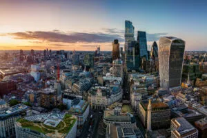 The City of London skyline