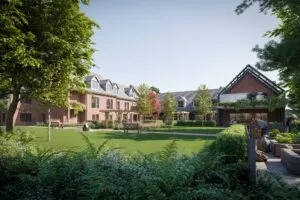 CGI of Oakland Care's later-living scheme in Fleet, Hampshire