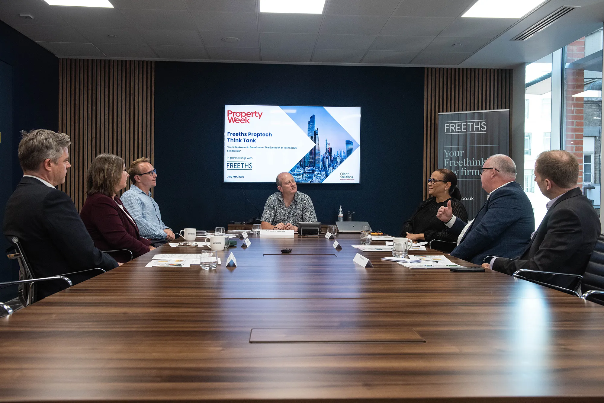 An image of Freeths proptech think tank