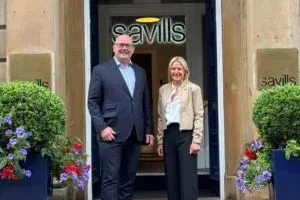 (L-R) Nick Penny and Mhairi Archibald