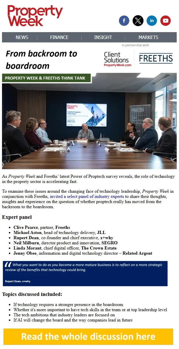 Client Solutions newsletter preview