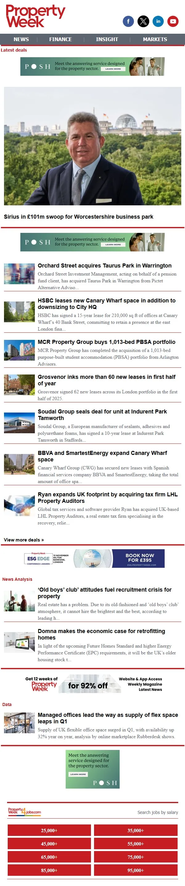 deals newsletter preview