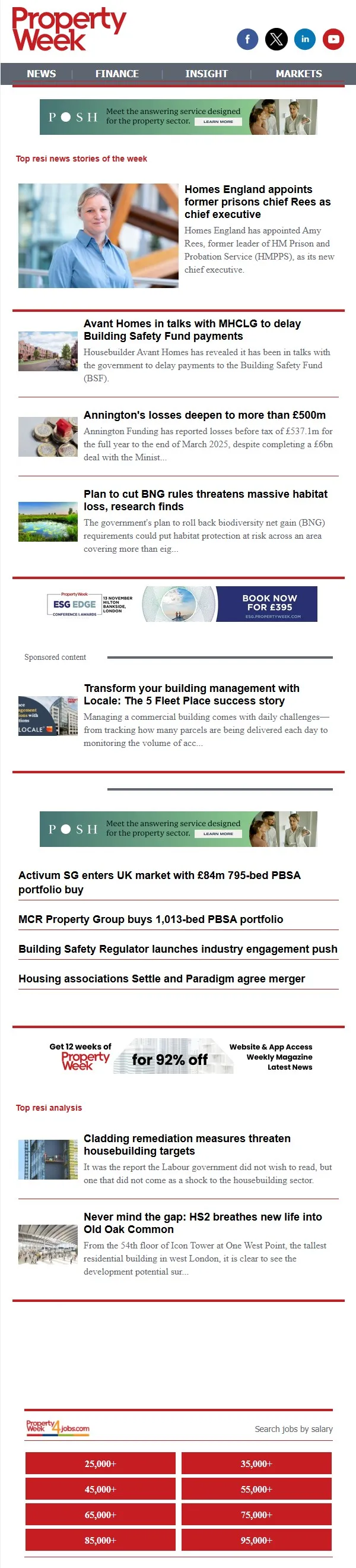 Residential newsletter preview