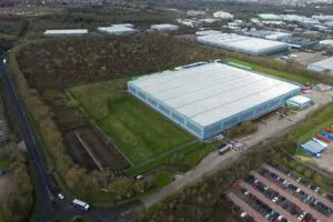 Ariel view of Blackmills Industrial Estate