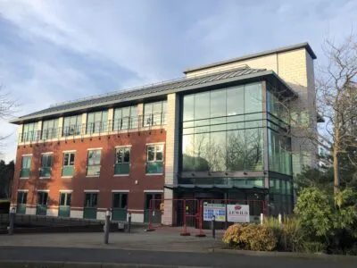 External view of Trueman House office block in Leeds