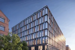 CGI of Convatec's planned Manchester hub