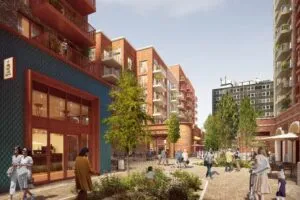 CGI of the The Nicholson Quarter development in Maidenhead
