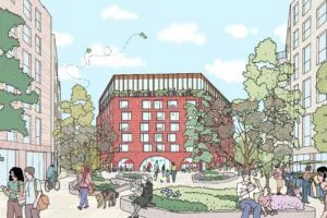 An artist impression of the plans for The Social Hub in Edinburgh