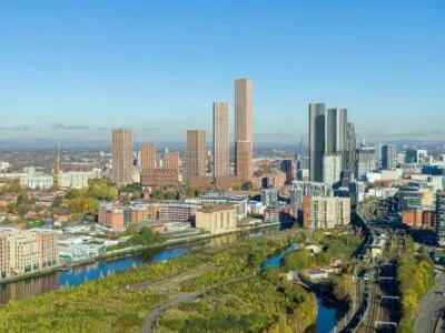 CGI of Henley's Regent Park redevelopment, Salford