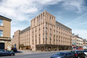 CGI of Alumno's St George’s Road PBSA scheme, Glasgow