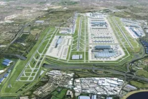 Heathrow third runway CGI