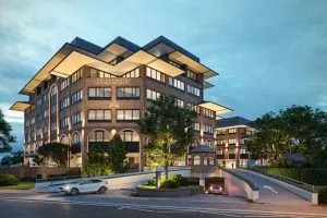 A picture of the exterior of the Limelight office building in Borehamwood