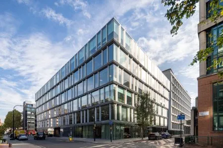 View of Fitzrovia offices 90 Whitfield Street