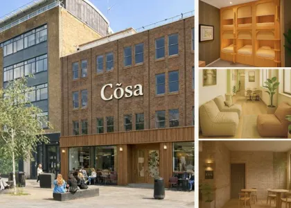 An artist's impression of a Cōsa Capsule Hotel