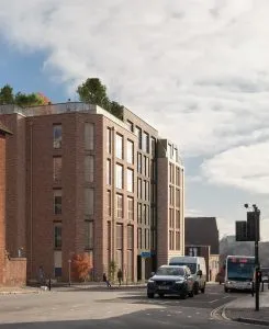 CGI of McLaren Property's co-living scheme in Exeter