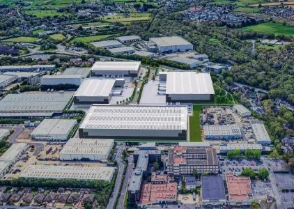 Fareham Distribution Park in Hampshire. Credit: Eighty Studio
