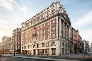 CGI of the redeveloped Pegasus House in Mayfair