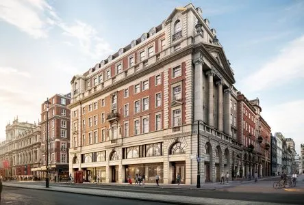 CGI of the redeveloped Pegasus House in Mayfair