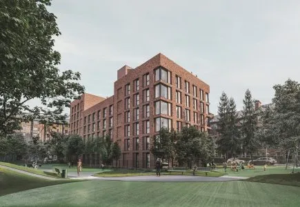CGI of Kelvin Properties, Queen Margaret Drive, Glasgow