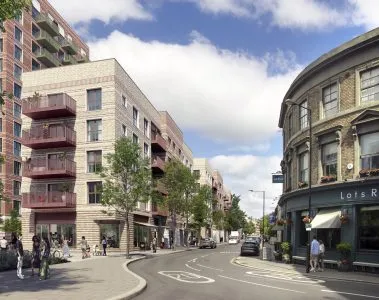 CGI of Anvils' plans for Lots Road. Credit: PRP Architects