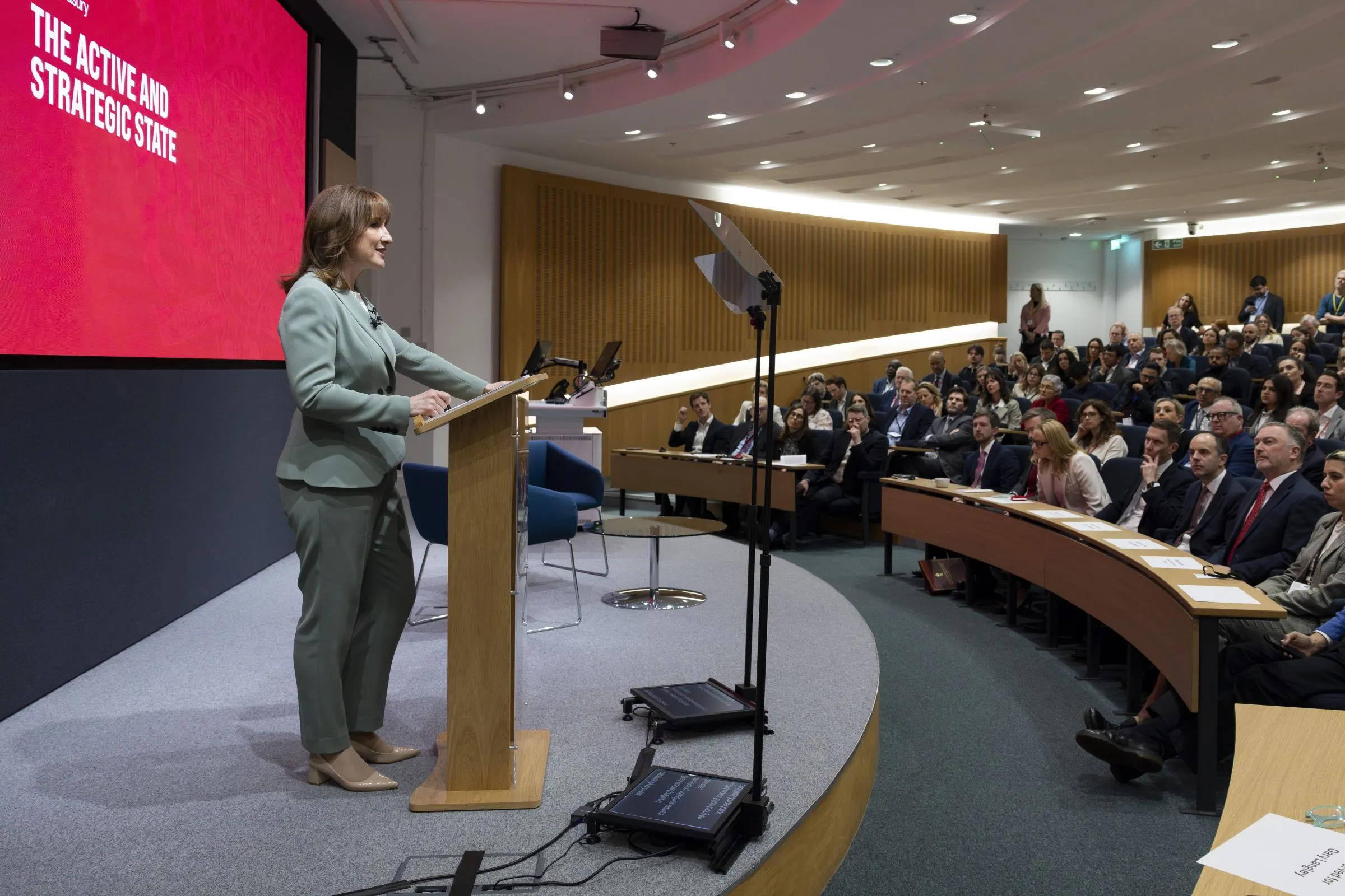 Chancellor Rachel Reeves delivers the 2026 Mais Lecture - pic: HM Treasury