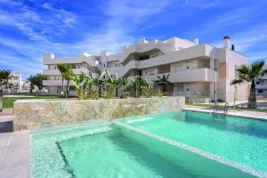 Apartment blocks in Alicante, Spain