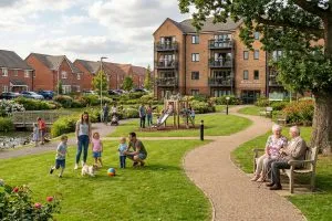 Mixed development of later living and SFH housing