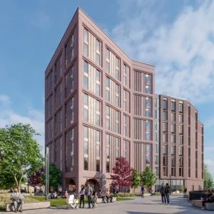 CGI of Watkin Jones' Malago Road PBSA scheme, Bristol