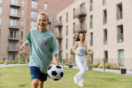 Family fun at a Moda scheme