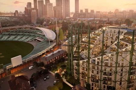 CGI of Berkeley's Oval Village development