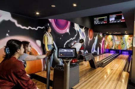 Bowling alley at Study Inn scheme