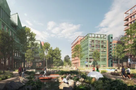 CGI of Cambridge Business Park. Credit: Studio Egret West