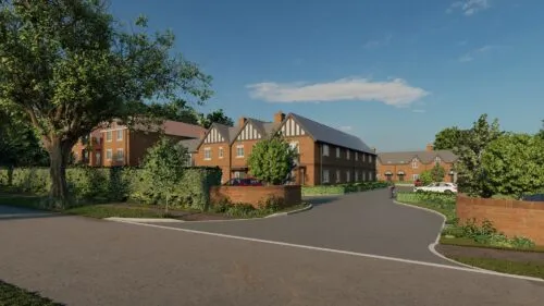 CGI of Beechcroft's Hartley Wintney scheme, Hampshire